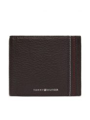 Tommy Hilfiger Portfel Th Central Cc & Coin AM0AM14233 Brązowy. Brązowe portfele Tommy Hilfiger, bez wzorów, ze skóry. Za 329.99 zł.
