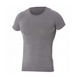 Koszulka męska z krótkim rękawem Brubeck Comfort Wool ciemnoszary XL LS1103M. Szare bielizna termoaktywna Brubeck, m, bez wzorów, bez ramiączek, do piłki nożnej. Za 224.00 zł.