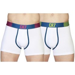 CR7 Bokserki Męskie - Dwupak S Białe. Bokserki CR7. Za 119.00 zł.