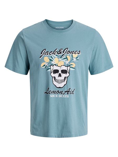 Jack & Jones Koszulka "King" w kolorze turkusowym rozmiar: S. Niebieskie bezrękawniki Jack & Jones, s, bez wzorów, z bawełny, bez kołnierzyka, bez ramiączek. Za 38.95 zł.