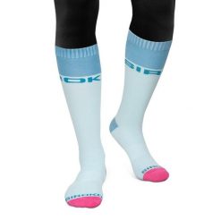 Skarpety snowboardowe Siroko Fuji Light Blue. Niebieskie skarpety SIROKO, bez wzorów, z bawełny. Za 85.00 zł.
