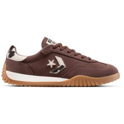 Buty sportowe Converse Run Star Trainer Suede. Brązowe buty do biegania Converse, bez wzorów, z zamszu, bez zapięcia, na fitness i siłownię. Za 590.00 zł.