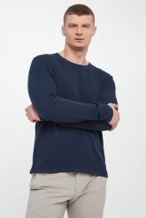 Sweter męski Svenor JOOP! JEANS. Swetry nierozpinane JOOP! Jeans, m, bez wzorów, z jeansu, bez kołnierzyka, bez ramiączek. Za 489.00 zł.