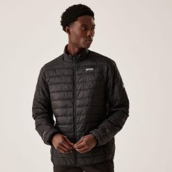 Kurtka turystyczna męska Hillpack II wodoodporna. Brązowe kurtki Regatta, m, bez wzorów, z poliamidu, bez kaptura. Za 159.99 zł.