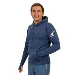 Męska bluza sporty wodne Watrflag Macumba Niebiskie. Niebieskie bluzy z kapturem WATRFLAG, l, bez wzorów, z materiału, z kapturem. Za 299.00 zł.