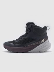 4F Wysokie buty trekkingowe SPEED HIKER z membraną męskie - fioletowe 40. Fioletowe buty trekkingowe 4F, bez wzorów, z gumy, bez zapięcia. Za 399.99 zł.
