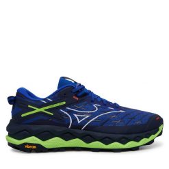 Buty do biegania Mizuno. Niebieskie buty do biegania Mizuno, bez wzorów, bez zapięcia, do biegania, mizuno wave. Za 439.99 zł.