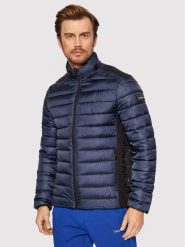 Calvin Klein Kurtka przejściowa Recycled Side K10K108291 Granatowy Regular Fit. Niebieskie kurtki CALVIN KLEIN, m, bez wzorów, z syntetyku, bez kaptura. Za 649.99 zł.