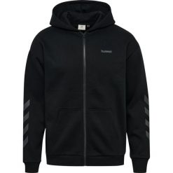 Bluza z kapturem i zamkiem błyskawicznym Hummel Keeper Chevron. Czarne bluzy z kapturem Hummel, xl, bez wzorów, z bawełny, z kapturem. Za 294.50 zł.