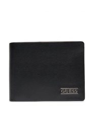 Guess Portfel SMNEBR LEA24 Czarny. Czarne portfele Guess, z aplikacjami, ze skóry. Za 239.99 zł.