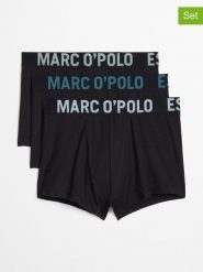 Marc O´Polo Bodywear Bokserki (3 pary) w kolorze czarnym rozmiar: S. Czarne bokserki s, bez wzorów. Za 119.95 zł.