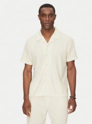 Guess Koszula M5GP21 KCRY0 Écru Regular Fit. Koszule Guess, m, z aplikacjami, z syntetyku, bez kołnierzyka, bez ramiączek. Za 309.99 zł.