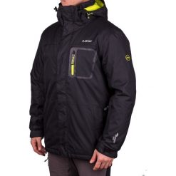 Hi-tec Kurtka męska Bicco Black/Yellow Green r. M. Kurtki narciarskie i snowboardowe marki Hi-tec. Za 329.63 zł.