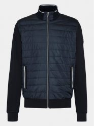 Bugatti Kurtka przejściowa 8750 95121 Granatowy Regular Fit. Niebieskie kurtki Bugatti, m, bez wzorów, z bawełny, bez kaptura. Za 499.99 zł.