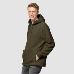 Bluza sportowa męska Jack Wolfskin Nature Life. Zielone bluzy z kapturem Jack Wolfskin, m, bez wzorów, z kapturem. Za 519.00 zł.