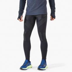 Legginsy do biegania męskie Kiprun Run 900 Compress. Legginsy długie sportowe KIPRUN, m, bez wzorów, z materiału, do biegania. Za 169.99 zł.
