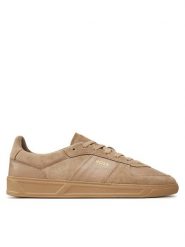 Boss Sneakersy Brandon 50529499 Beżowy. Brązowe buty sportowe casual Boss, bez wzorów, ze skóry, bez zapięcia. Za 919.99 zł.