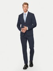 Lindbergh Garnitur 30-606900 Granatowy Slim Fit. Niebieskie garnitury Lindbergh, m, bez wzorów, z syntetyku. Za 739.99 zł.