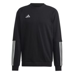 Bluza sportowa męska Adidas Tiro 23 Competition Crew. Czarne bluzy bez kaptura Adidas, m, bez wzorów, z bawełny, bez kaptura. Za 199.00 zł.