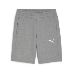 Spodenki sportowe męskie Puma teamGOAL Casuals. Szare krótkie spodenki sportowe Puma, m, bez wzorów. Za 89.00 zł.