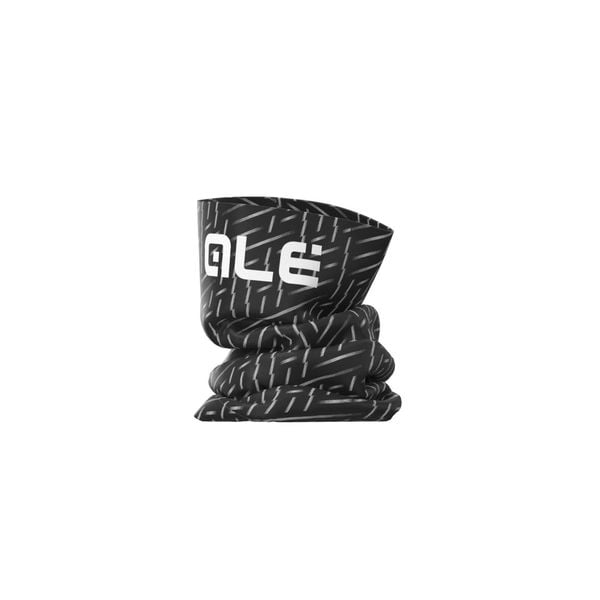 Komin rowerowy Alé Cycling Green Bolt. Czarne szaliki ALÉ CYCLING, bez wzorów. W wyprzedaży za 58.99 zł.