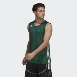 3G Speed Reversible Jersey. Białe buty do koszykówki Adidas, bez zapięcia, na fitness i siłownię. Za 126.35 zł.