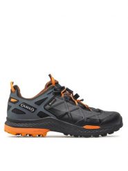 Aku Trekkingi Rocket Dfs Gtx GORE-TEX 726 Czarny. Czarne buty trekkingowe Aku, bez wzorów, z gore-texu, bez zapięcia. Za 899.99 zł.