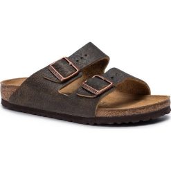 Klapki BIRKENSTOCK - Arizona Rivet Logo 1013048 Vintage Brown. Brązowe klapki Birkenstock, ze skóry. Za 349.00 zł.