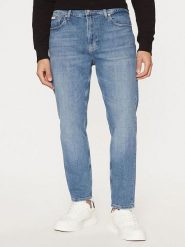 Calvin Klein Dżinsy - Tapered fit - w kolorze błękitnym rozmiar: W34. Niebieskie jeansy CALVIN KLEIN. Za 281.99 zł.
