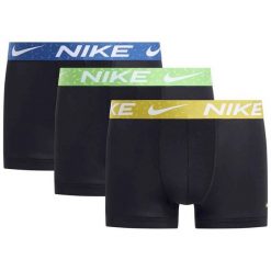 Bokserki Nike Trunk 3Pk Dorośli. Czarne bokserki Nike, s, bez wzorów, z elastanu. Za 202.05 zł.