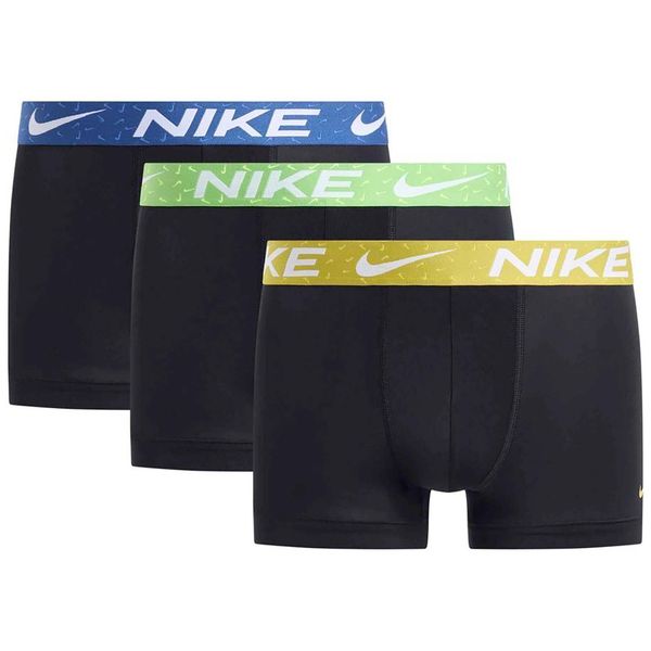 Bokserki Nike Trunk 3Pk Dorośli. Czarne bokserki Nike, s, bez wzorów, z elastanu. Za 202.05 zł.