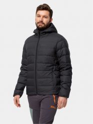 Jack Wolfskin Kurtka puchowa Ather Down Hoody 1207671 Czarny Regular Fit. Czarne kurtki outdoor i hardshell Jack Wolfskin, m, bez wzorów, z puchu, bez kaptura. Za 899.99 zł.