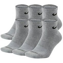 Skarpetki treningowe Nike Everyday Cushion Crew DRI-FIT SX6899-064 6 pack. Szare buty treningowe Nike, bez wzorów, na fitness i siłownię, dri-fit (nike). Za 79.90 zł.