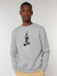 WOOOP Bluza w kolorze szarym rozmiar: L. Szare bluzy Wooop, l, bez wzorów, bez kaptura. Za 114.98 zł.