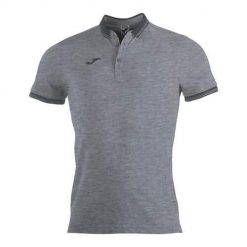 Koszulka polo do tenisa męska Joma Bali II. Szare koszulki polo Joma, m, bez wzorów, z bawełny, bez kołnierzyka, bez ramiączek. Za 158.00 zł.