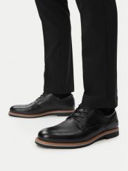 Lasocki Półbuty CEO-ELTON-04 MI2 Czarny. Czarne eleganckie półbuty Lasocki, bez wzorów, ze skóry, bez obcasa, bez zapięcia. Za 249.99 zł.