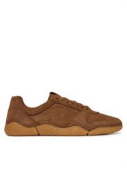 Clarks Sneakersy Sharpham Lace 26327297 Brązowy. Brązowe buty sportowe casual Clarks, bez wzorów, ze skóry, bez zapięcia. Za 439.99 zł.