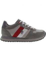 U.S. Polo Assn. Sneakersy w kolorze szaro-czerwonym rozmiar: 44. Czerwone buty sportowe casual U.S. Polo Assn., bez wzorów, bez zapięcia. Za 208.99 zł.
