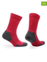 Norfolk Skarpety turystyczne (2 pary) w kolorze czerwonym rozmiar: 39-42. Czerwone skarpety Norfolk, bez wzorów, z materiału. Za 108.99 zł.