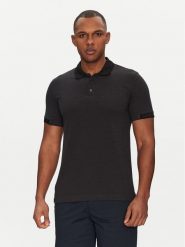 Emporio Armani Underwear Polo EM000571 AF12330 UC001 Czarny Regular Fit. Czarne koszulki polo Emporio Armani Underwear, m, bez wzorów, z bawełny, bez kołnierzyka, bez ramiączek. Za 319.99 zł.