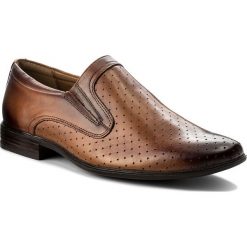 Półbuty LASOCKI FOR MEN - MI08-C344-382-05 Brązowy. Brązowe eleganckie półbuty Lasocki For Men, bez wzorów, z materiału, bez obcasa, bez zapięcia. W wyprzedaży za 89.98 zł.