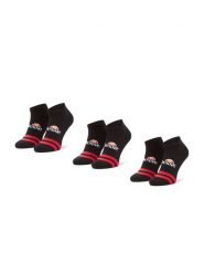 Ellesse Zestaw 3 par niskich skarpet męskich Melna SAAC0876 Czarny. Czarne skarpety Ellesse, bez wzorów, z materiału. Za 59.99 zł.