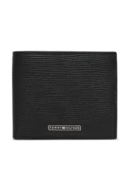 Tommy Hilfiger Portfel Th Business Saffiano Cc And Coin AM0AM14784 Czarny. Czarne portfele Tommy Hilfiger, bez wzorów, ze skóry. Za 329.99 zł.