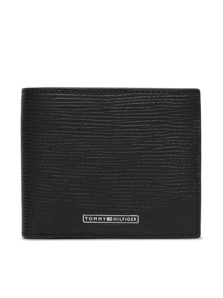 Tommy Hilfiger Portfel Th Business Saffiano Cc And Coin AM0AM14784 Czarny. Czarne portfele Tommy Hilfiger, bez wzorów, ze skóry. Za 329.99 zł.