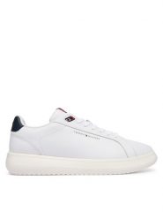 Tommy Hilfiger Sneakersy Light Chunky Leather Sneaker FM0FM06000 Biały. Białe buty sportowe casual Tommy Hilfiger, bez wzorów, ze skóry, bez zapięcia. Za 529.99 zł.