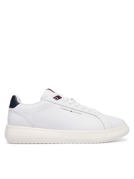 Tommy Hilfiger Sneakersy Light Chunky Leather Sneaker FM0FM06000 Biały. Białe buty sportowe casual Tommy Hilfiger, bez wzorów, ze skóry, bez zapięcia. Za 529.99 zł.