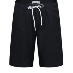 Spodenki szorty plażowe męskie kąpielowe Aptro Men's. Czarne kąpielówki APTONIA, m, bez wzorów. Za 99.99 zł.