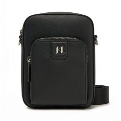 Saszetka KARL LAGERFELD. Czarne saszetki i nerki KARL LAGERFELD, bez wzorów. Za 419.99 zł.