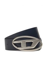 Diesel Pasek Męski 1DR X08516PR666 Granatowy. Niebieskie paski Diesel, bez wzorów, ze skóry. Za 469.99 zł.