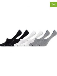 CR7 Skarpety-stopki (6 par) w kolorze czarnym, białym i szarym rozmiar: 40-46. Białe skarpety CR7, bez wzorów. Za 52.99 zł.